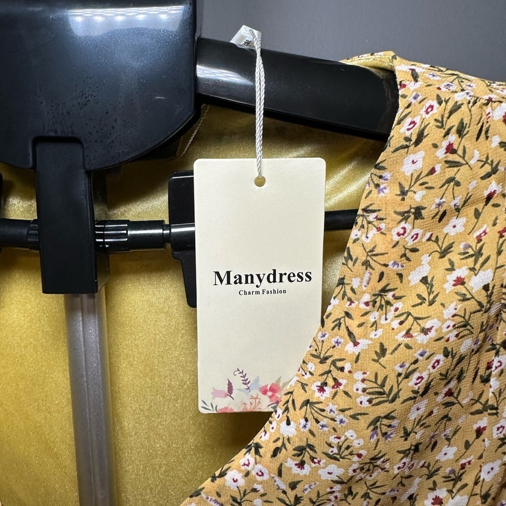 Yellow Floral Dress - Picture 5 of 12